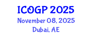 International Conference on Oil, Gas and Petrochemistry (ICOGP) November 08, 2025 - Dubai, United Arab Emirates