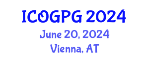International Conference on Oil, Gas and Petroleum Geology (ICOGPG) June 20, 2024 - Vienna, Austria