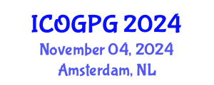 International Conference on Oil, Gas and Petroleum Geology (ICOGPG) November 04, 2024 - Amsterdam, Netherlands