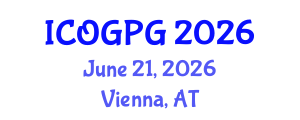 International Conference on Oil, Gas and Petroleum Geology (ICOGPG) June 21, 2026 - Vienna, Austria