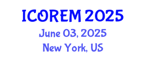 International Conference on Oil Reserves and Energy Management (ICOREM) June 03, 2025 - New York, United States
