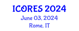 International Conference on Oil Reserves and Energy Systems (ICORES) June 03, 2024 - Rome, Italy