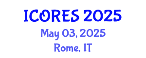 International Conference on Oil Reserves and Energy Systems (ICORES) May 03, 2025 - Rome, Italy
