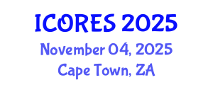 International Conference on Oil Reserves and Energy Systems (ICORES) November 04, 2025 - Cape Town, South Africa