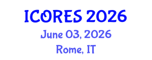 International Conference on Oil Reserves and Energy Systems (ICORES) June 03, 2026 - Rome, Italy