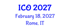 International Conference on Oncology (ICO) February 18, 2027 - Rome, Italy International Conference on Oncology (ICO) February 18, 2027 - Rome, Italy