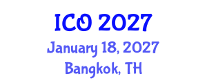 International Conference on Oncology (ICO) January 18, 2027 - Bangkok, Thailand International Conference on Oncology (ICO) January 18, 2027 - Bangkok, Thailand