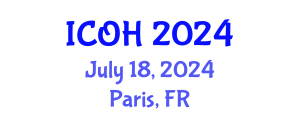 International Conference on One Health (ICOH) July 18, 2024 - Paris, France