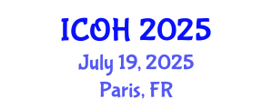 International Conference on One Health (ICOH) July 19, 2025 - Paris, France