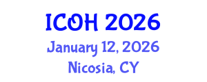 International Conference on One Health (ICOH) January 12, 2026 - Nicosia, Cyprus International Conference on One Health (ICOH) January 12, 2026 - Nicosia, Cyprus