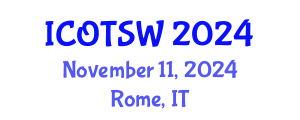 International Conference on Ontologies and Semantic Web (ICOTSW) November 11, 2024 - Rome, Italy
