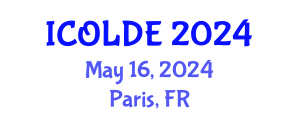International Conference on Open Learning and Distance Education (ICOLDE) May 16, 2024 - Paris, France