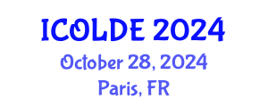 International Conference on Open Learning and Distance Education (ICOLDE) October 28, 2024 - Paris, France