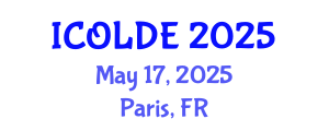 International Conference on Open Learning and Distance Education (ICOLDE) May 17, 2025 - Paris, France