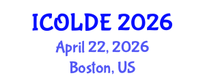 International Conference on Open Learning and Distance Education (ICOLDE) April 22, 2026 - Boston, United States