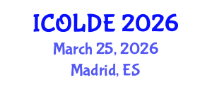 International Conference on Open Learning and Distance Education (ICOLDE) March 25, 2026 - Madrid, Spain