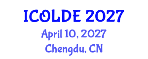 International Conference on Open Learning and Distance Education (ICOLDE) April 10, 2027 - Chengdu, China International Conference on Open Learning and Distance Education (ICOLDE) April 10, 2027 - Chengdu, China