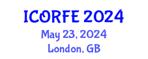International Conference on Operations Research and Financial Engineering (ICORFE) May 23, 2024 - London, United Kingdom