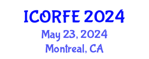 International Conference on Operations Research and Financial Engineering (ICORFE) May 23, 2024 - Montreal, Canada