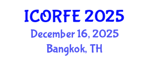 International Conference on Operations Research and Financial Engineering (ICORFE) December 16, 2025 - Bangkok, Thailand