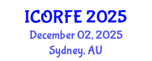 International Conference on Operations Research and Financial Engineering (ICORFE) December 02, 2025 - Sydney, Australia