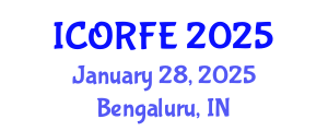 International Conference on Operations Research and Financial Engineering (ICORFE) January 28, 2025 - Bengaluru, India