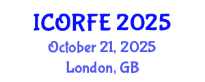 International Conference on Operations Research and Financial Engineering (ICORFE) October 21, 2025 - London, United Kingdom