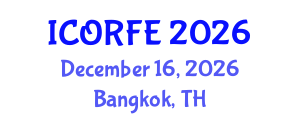 International Conference on Operations Research and Financial Engineering (ICORFE) December 16, 2026 - Bangkok, Thailand