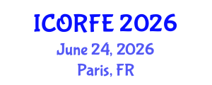 International Conference on Operations Research and Financial Engineering (ICORFE) June 24, 2026 - Paris, France