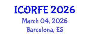 International Conference on Operations Research and Financial Engineering (ICORFE) March 04, 2026 - Barcelona, Spain