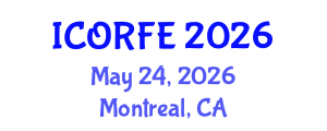 International Conference on Operations Research and Financial Engineering (ICORFE) May 24, 2026 - Montreal, Canada