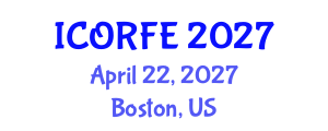 International Conference on Operations Research and Financial Engineering (ICORFE) April 22, 2027 - Boston, United States International Conference on Operations Research and Financial Engineering (ICORFE) April 22, 2027 - Boston, United States