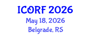 International Conference on Operations Research and Fuzziology (ICORF) May 18, 2026 - Belgrade, Serbia International Conference on Operations Research and Fuzziology (ICORF) May 18, 2026 - Belgrade, Serbia