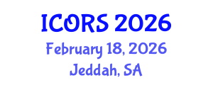 International Conference on Operations Research and Statistics (ICORS) February 18, 2026 - Jeddah, Saudi Arabia
