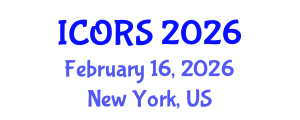 International Conference on Operations Research and Statistics (ICORS) February 16, 2026 - New York, United States International Conference on Operations Research and Statistics (ICORS) February 16, 2026 - New York, United States