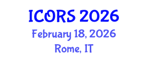 International Conference on Operations Research and Statistics (ICORS) February 18, 2026 - Rome, Italy