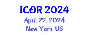 International Conference on Operations Research (ICOR) April 22, 2024 - New York, United States
