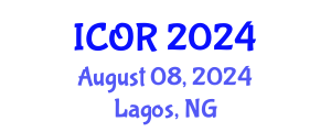 International Conference on Operations Research (ICOR) August 08, 2024 - Lagos, Nigeria