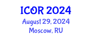 International Conference on Operations Research (ICOR) August 29, 2024 - Moscow, Russia