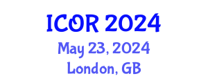 International Conference on Operations Research (ICOR) May 23, 2024 - London, United Kingdom