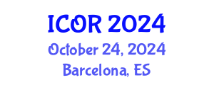 International Conference on Operations Research (ICOR) October 24, 2024 - Barcelona, Spain