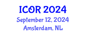 International Conference on Operations Research (ICOR) September 12, 2024 - Amsterdam, Netherlands