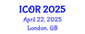 International Conference on Operations Research (ICOR) April 22, 2025 - London, United Kingdom