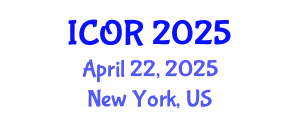 International Conference on Operations Research (ICOR) April 22, 2025 - New York, United States
