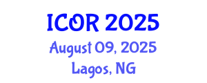International Conference on Operations Research (ICOR) August 09, 2025 - Lagos, Nigeria