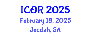 International Conference on Operations Research (ICOR) February 18, 2025 - Jeddah, Saudi Arabia