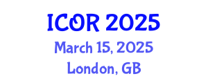 International Conference on Operations Research (ICOR) March 15, 2025 - London, United Kingdom