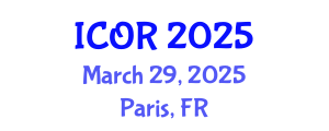International Conference on Operations Research (ICOR) March 29, 2025 - Paris, France