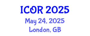 International Conference on Operations Research (ICOR) May 24, 2025 - London, United Kingdom