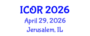 International Conference on Operations Research (ICOR) April 29, 2026 - Jerusalem, Israel